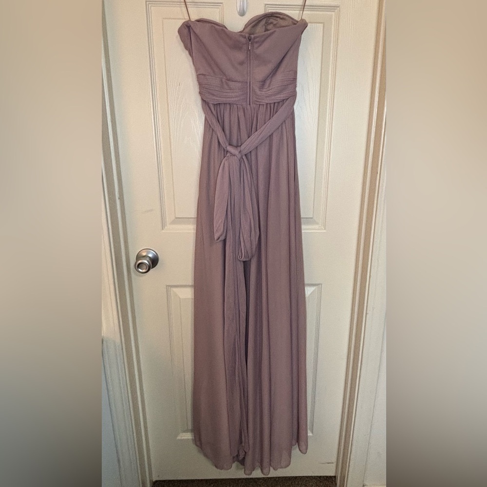 Birdy Grey Grace Convertible Chiffon Maxi Dress – Mauve Homecoming Formal - Picture 10 of 12